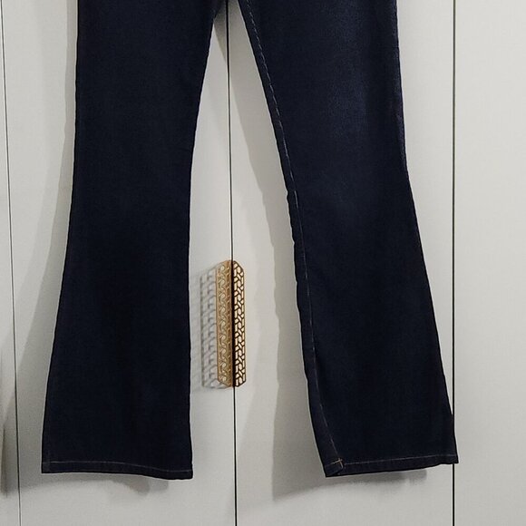 Abercrombie & Fitch Corduroy Pants Womens Size 2 Blue Bootcut 100% Cotton - Picture 3 of 7